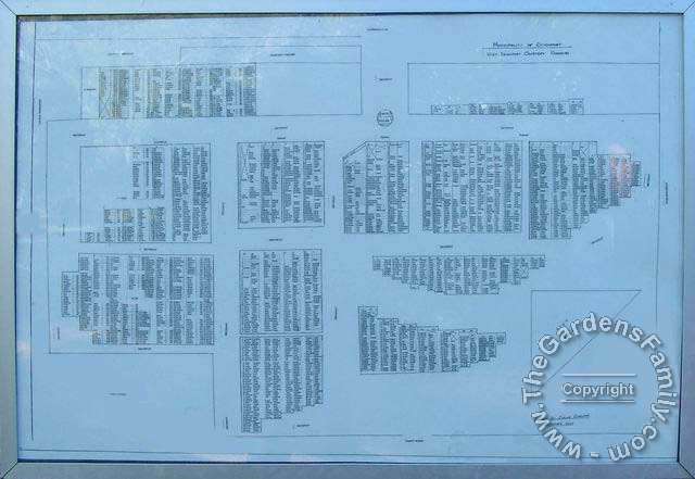 West Devenport Cemetery Map